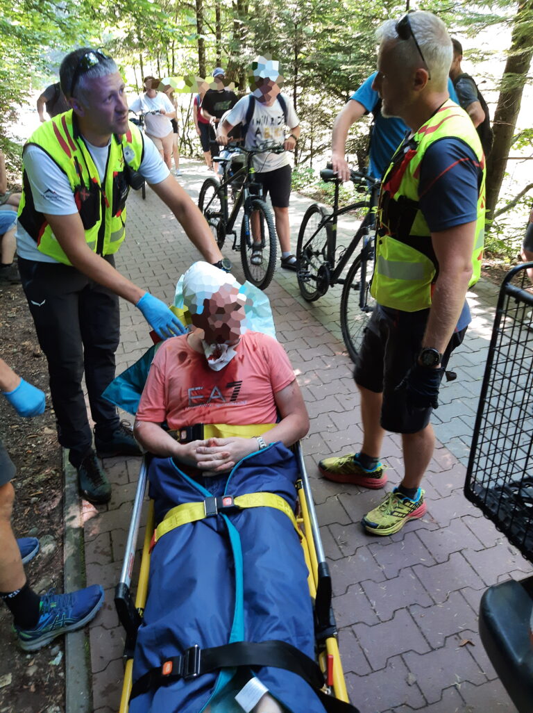 Článok: Zrútenie cyklistu do Dunajca
