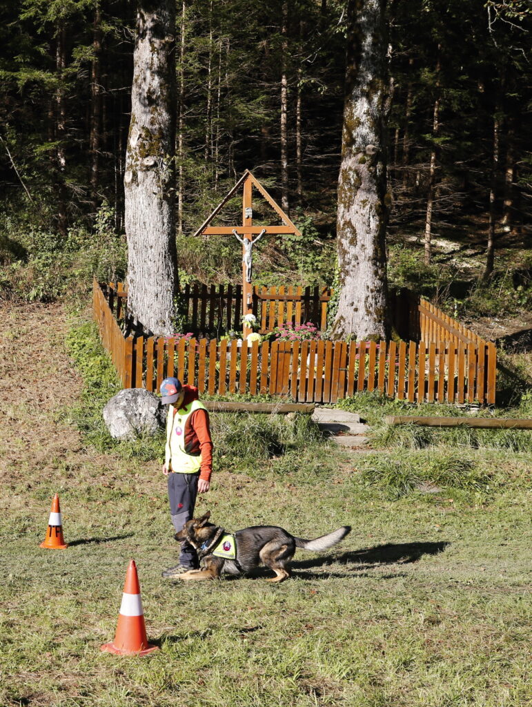 Z ukážok prác záchranárov HZS kynológia