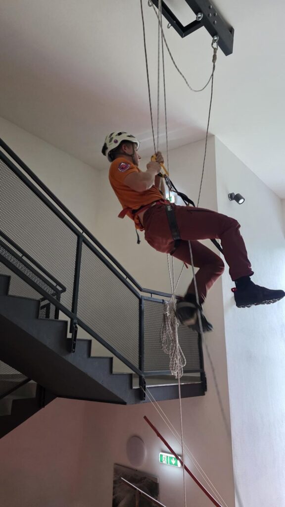 účastník memoriálu pri žumarovaní 