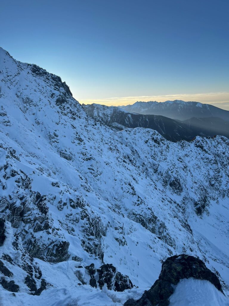 pohľad na Jahňací štít z vrtuľníka