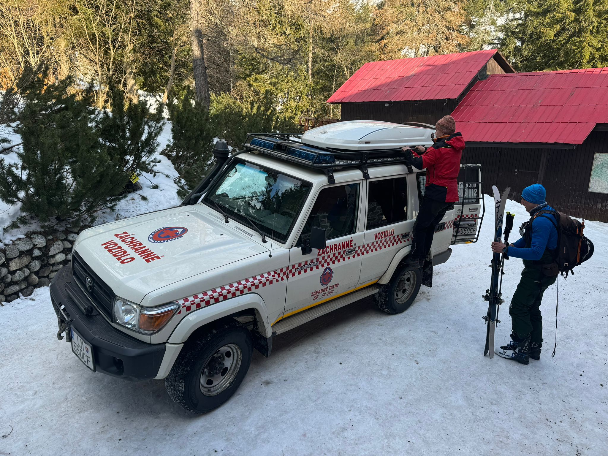 Terénne vozidlo Horskej záchrannej služby