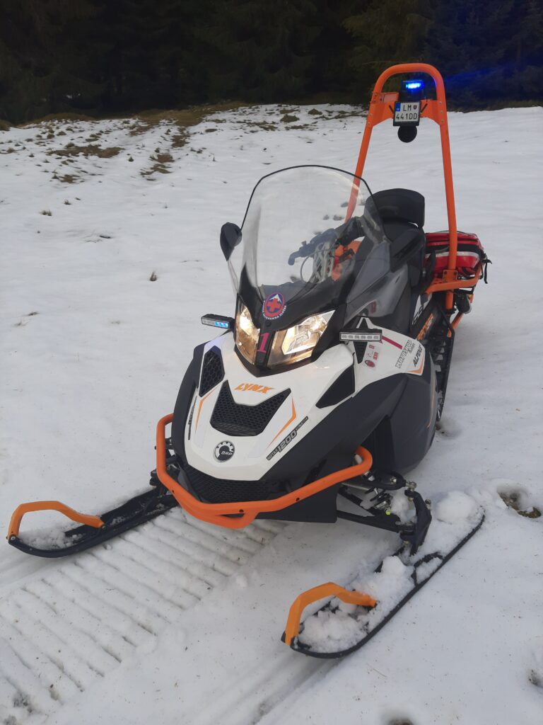 snežný skúter HZS - ilustračná foto