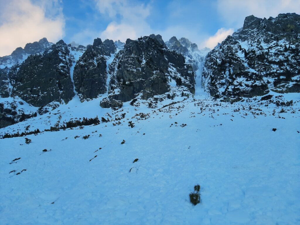 Žľab v Popradskom hrebeni