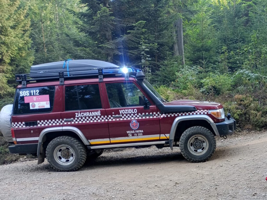záchranné vozidlo HZS - Oblastného strediska Veľká Fatra