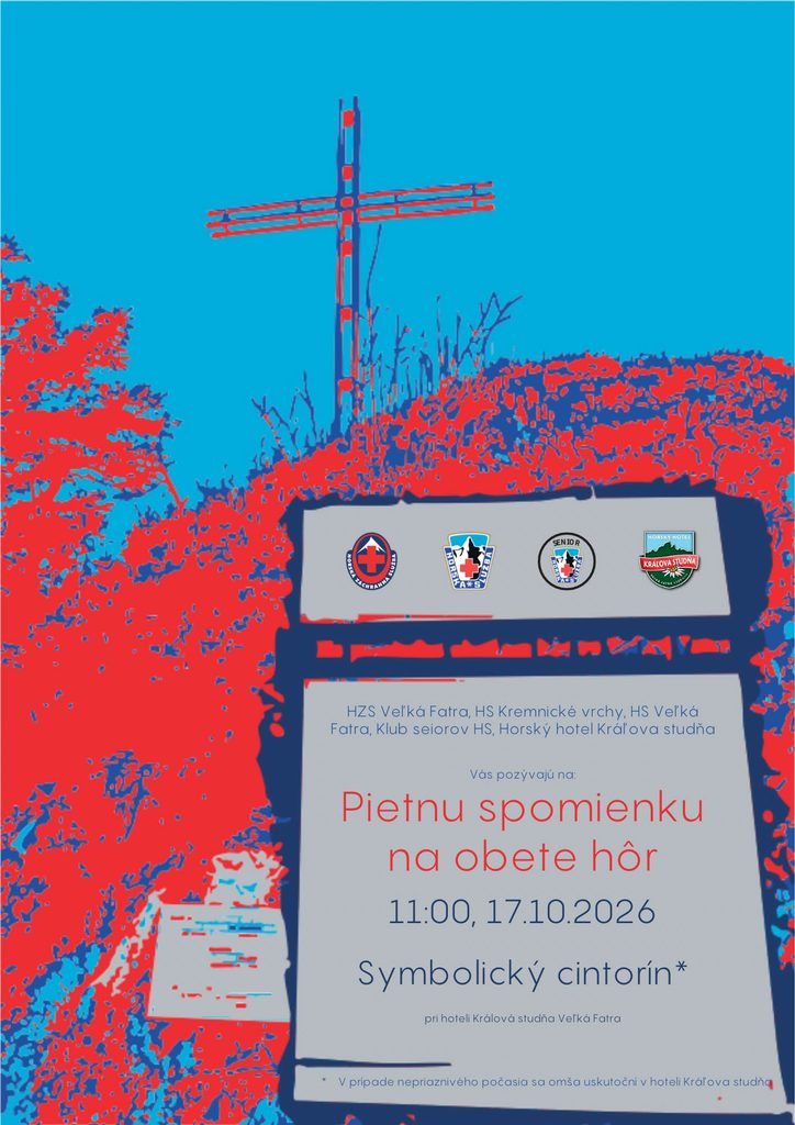 pozvánka na pietnu spomienku vo Veľkej Fatre