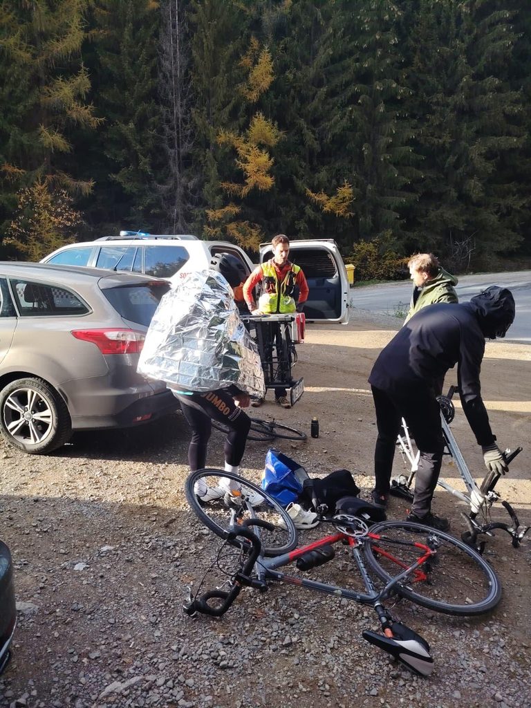 Článok: Pád poľského cyklistu pod Kráľovou hoľou